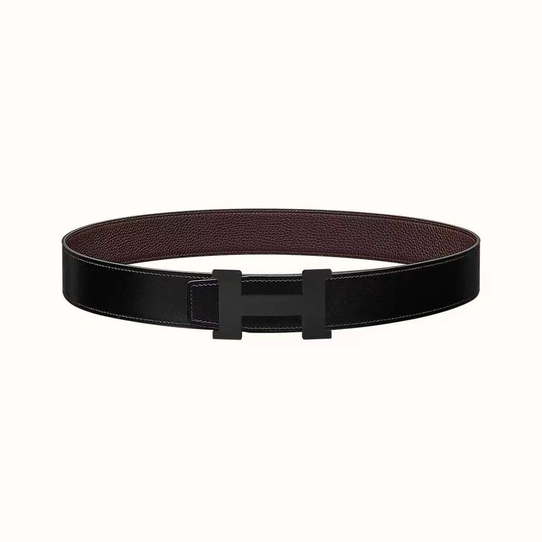 &Barbara-- CONSTANCE BELT BUCKLE & REVERSIBLE LEATHER STRAP 38MM item:C-S316B2541