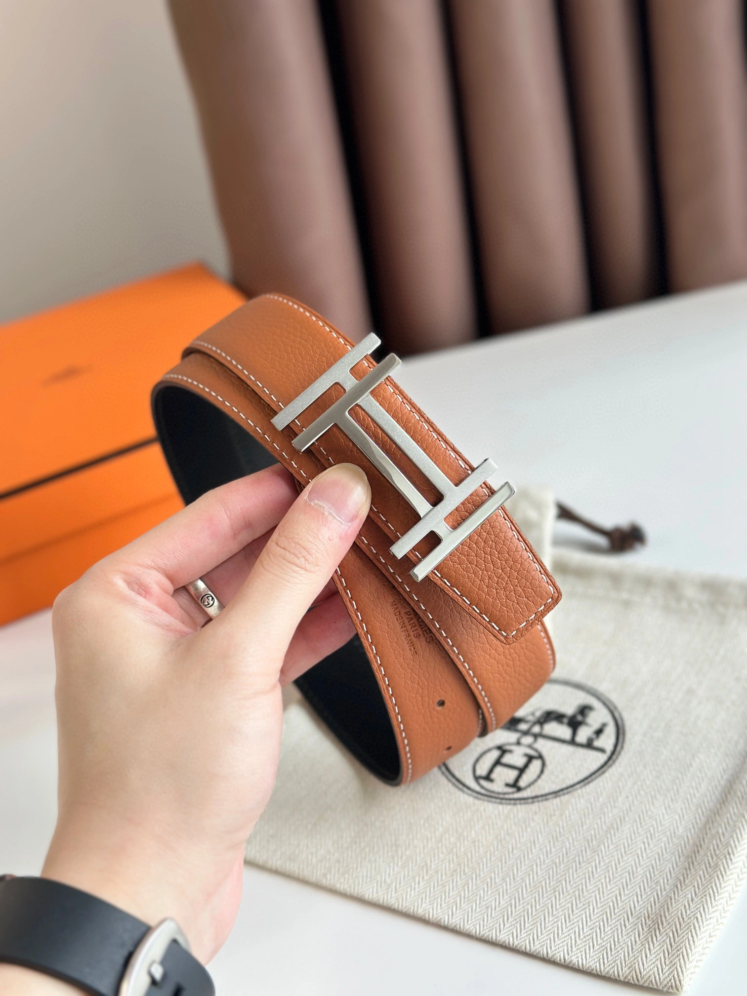 &Barbara-- H066050CK05-H073967CAAA reversible Calfskin 32MM item:D-S000A1917R