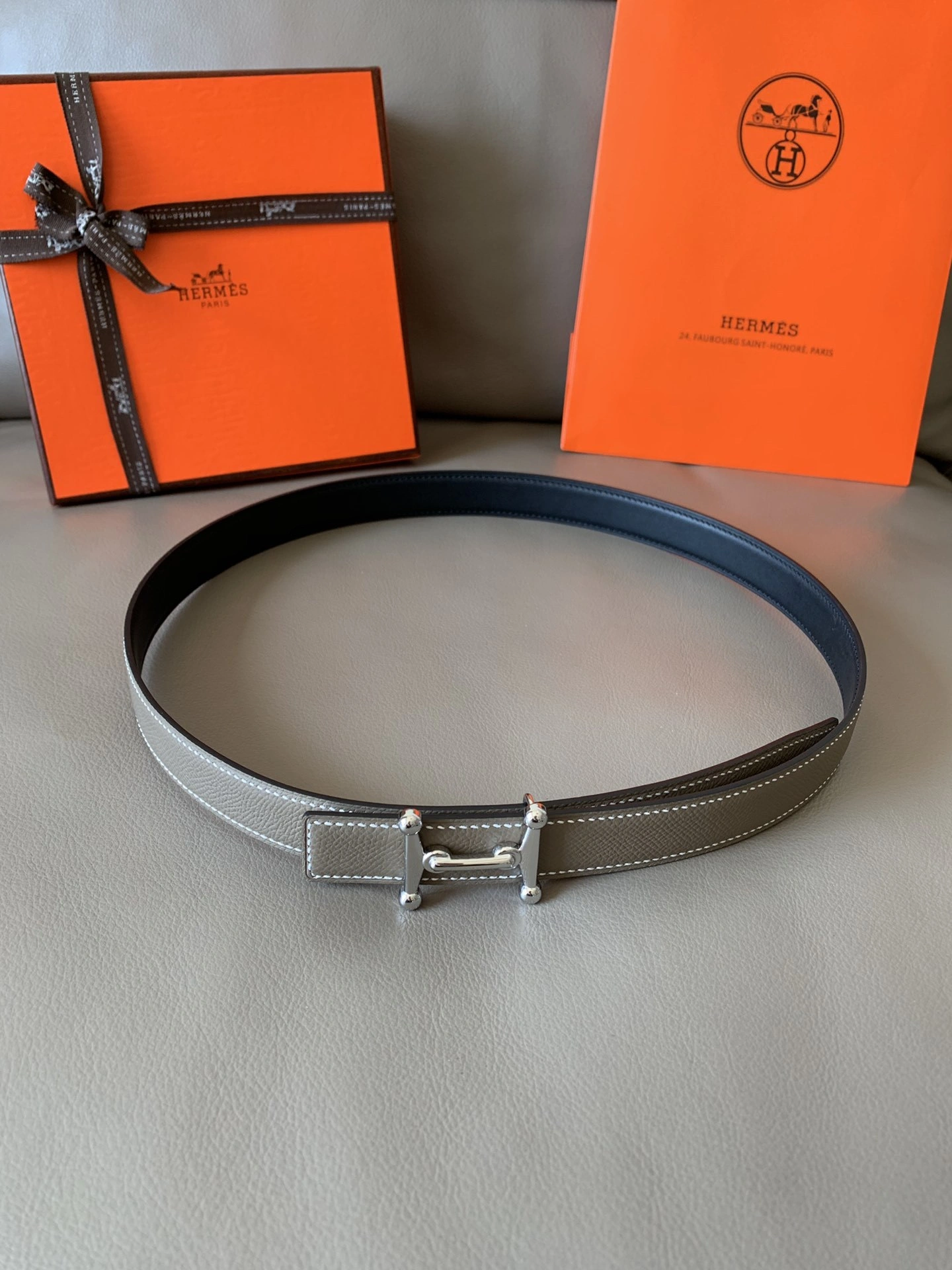 Barbara-- H5r75s Calfskin reversible 2Colour item:E-S332A0304-2