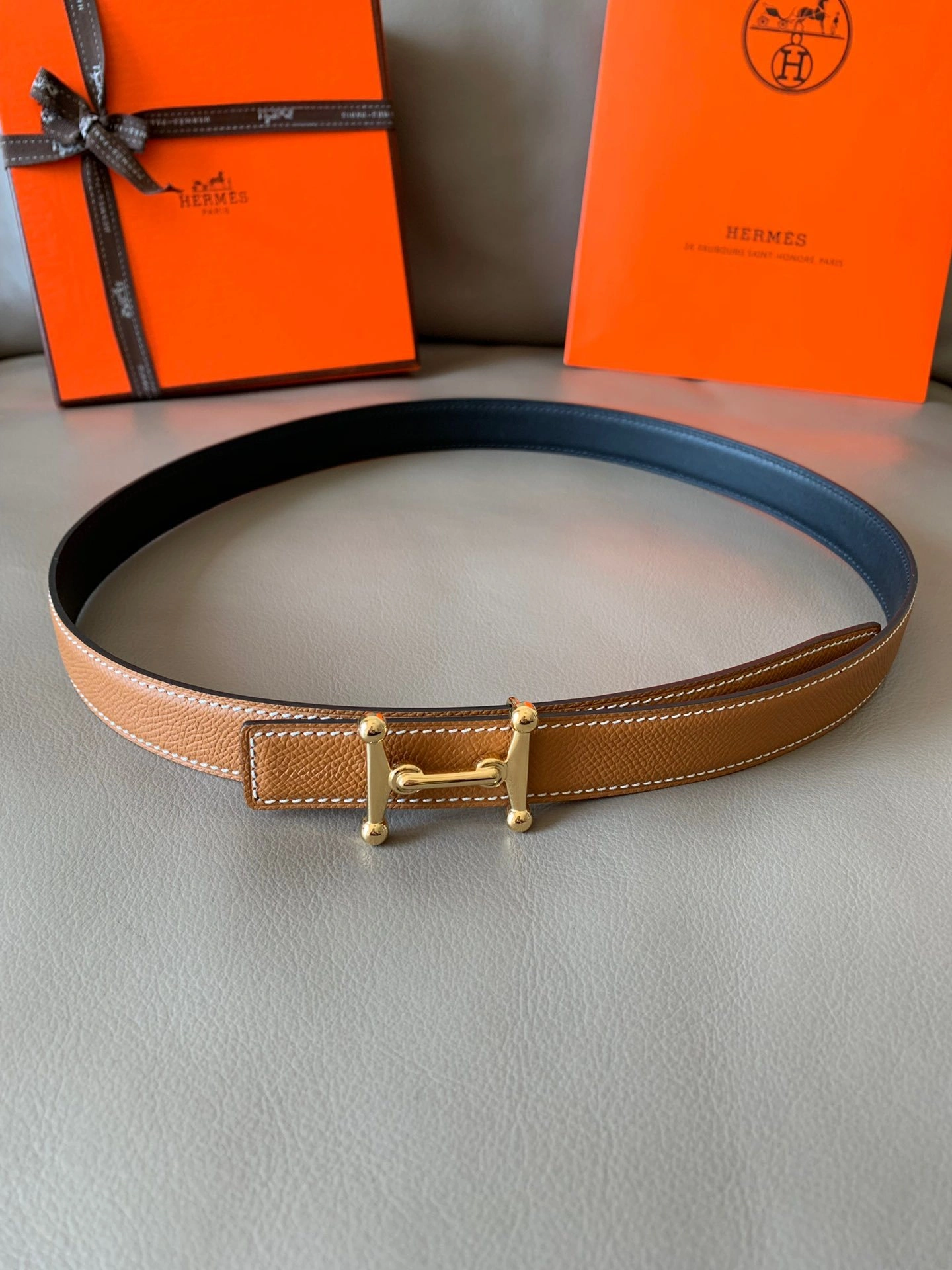 &Barbara-- H5r75s Calfskin reversible 3Colour item:E-S332A0305-3