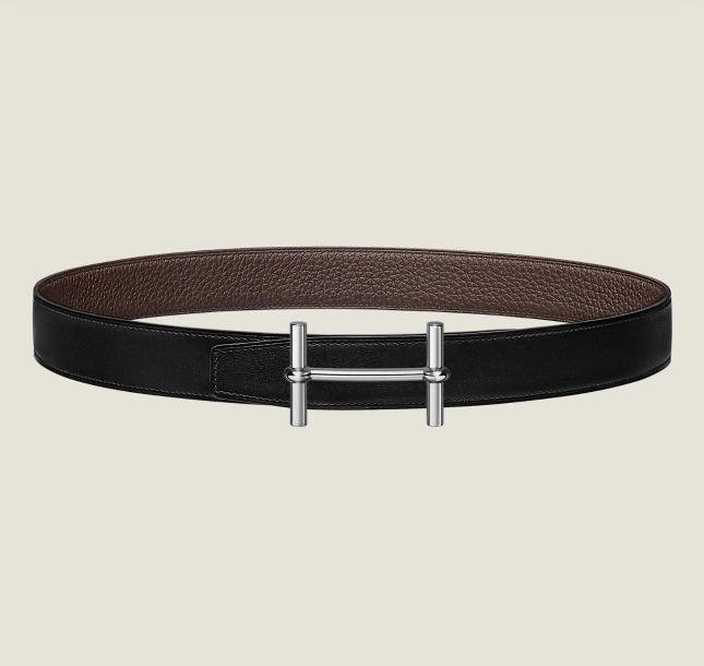 Barbara-- H5r75s H D’ANCRE BELT BUCKLE & REVERSIBLE LEATHER STRAP item:D-S179H2929