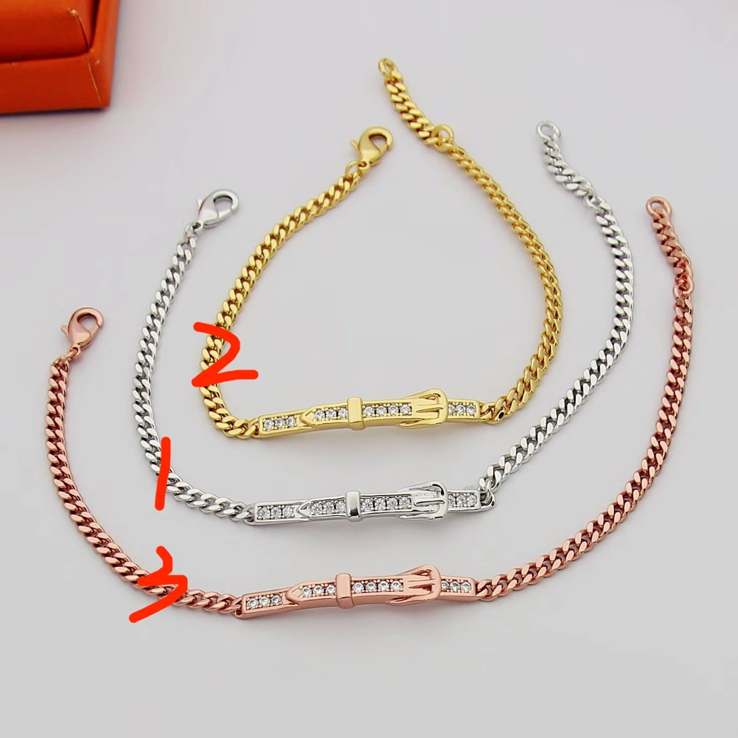 Barbara-- H5r75s bracelet 3colour item : E-S092J3129-3H