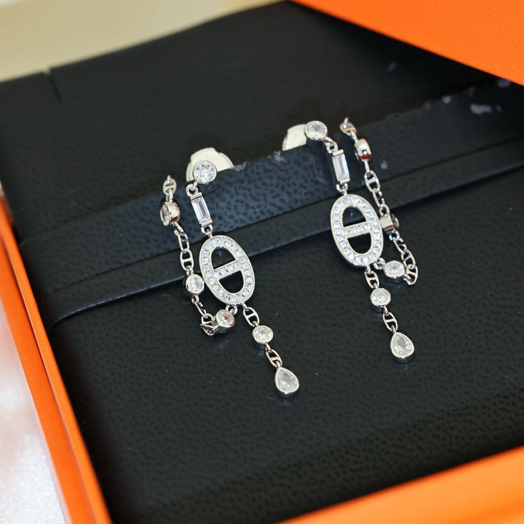 Barbara-- H5r75s s925 silver earrings 2Colour item : E-S092K0837-2H