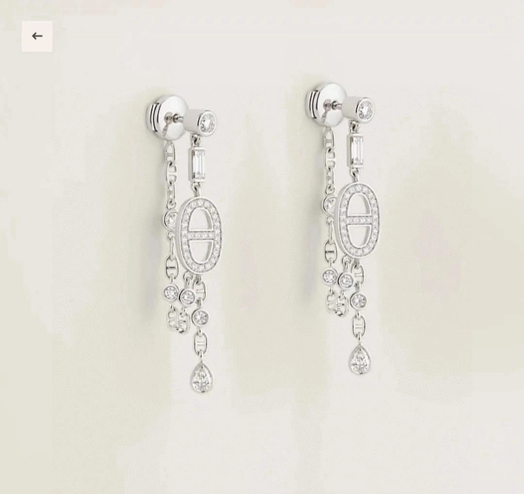 Barbara-- H5r75s s925 silver earrings 2Colour item : E-S092K0837-2H