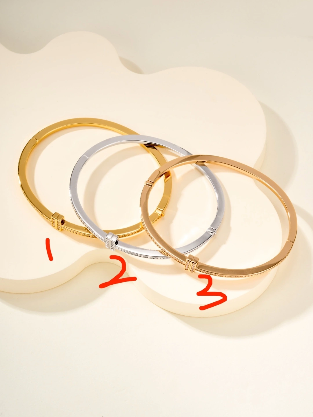 Barbara-- Tiff19y&3o bracelet 3colour item : E-S000K0106-3H