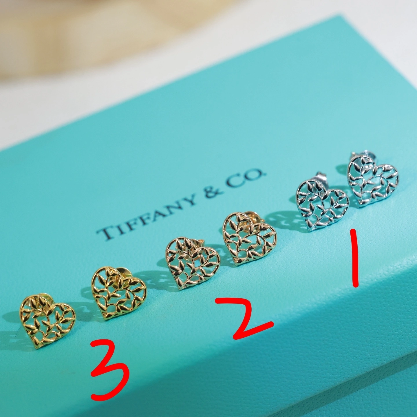 Barbara-- Tiff19y&3o earrings 3colour item:F-S092A1042-3H