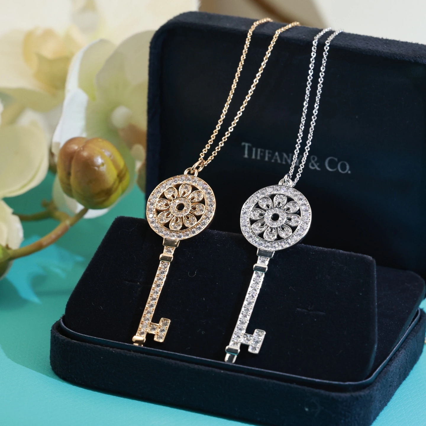 Barbara-- Tiff19y&3o necklace 2colour item:F-S092A1043-2H