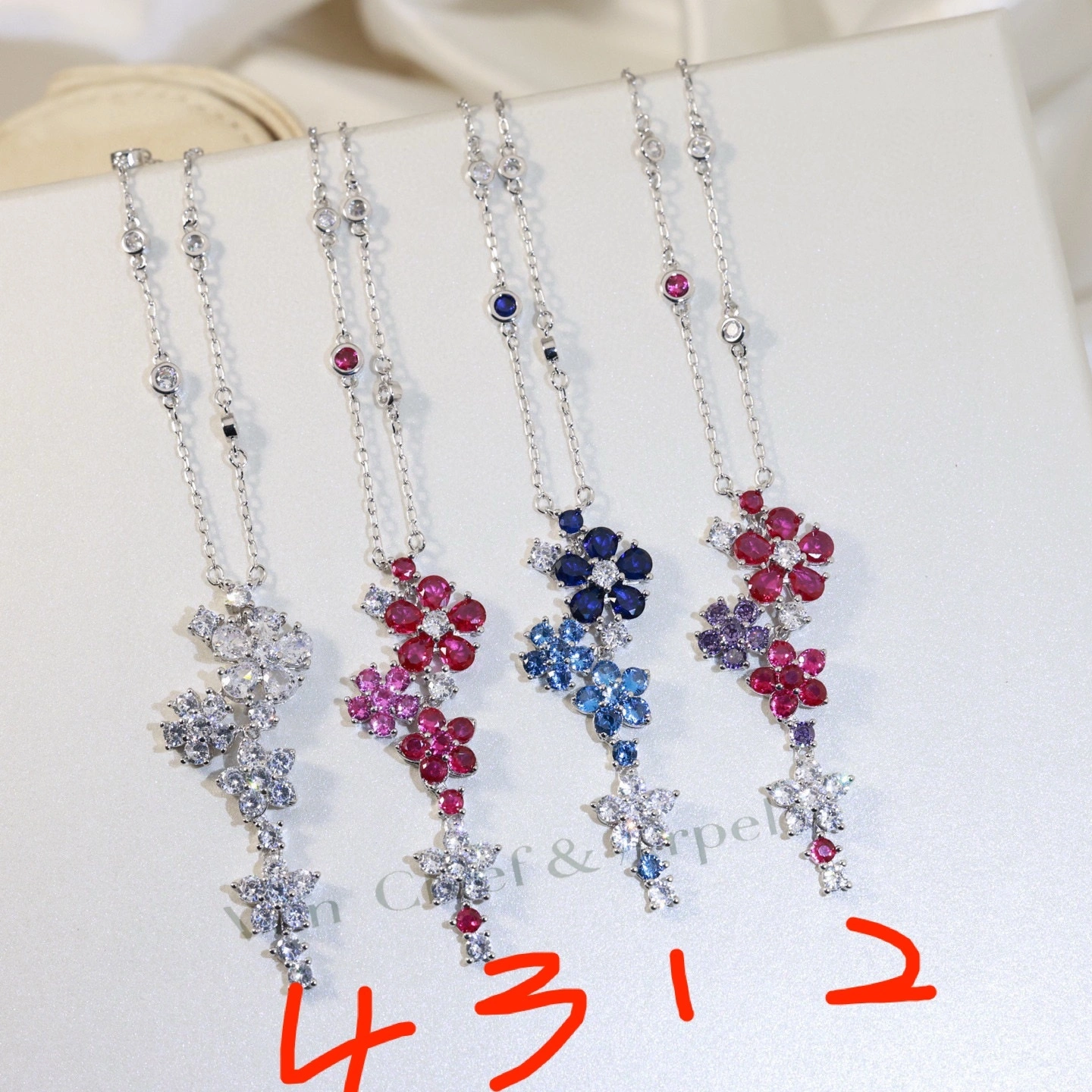 Barbara--1rp58s necklace earrings 4colour item:E-S092I2551-4H