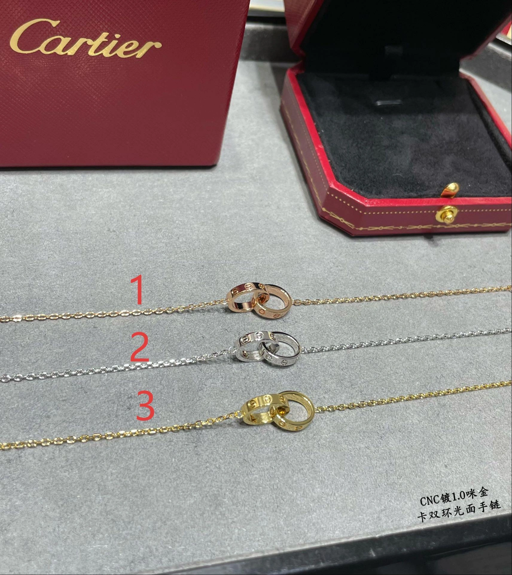 Barbara--31rti5r bracelet 3Colour item : E-S092K0817-3H