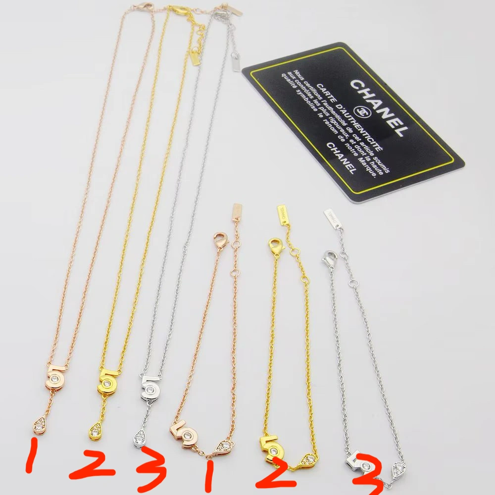 Barbara--3h1958 necklace bracelet 3colour item : E-S092J2946-3H