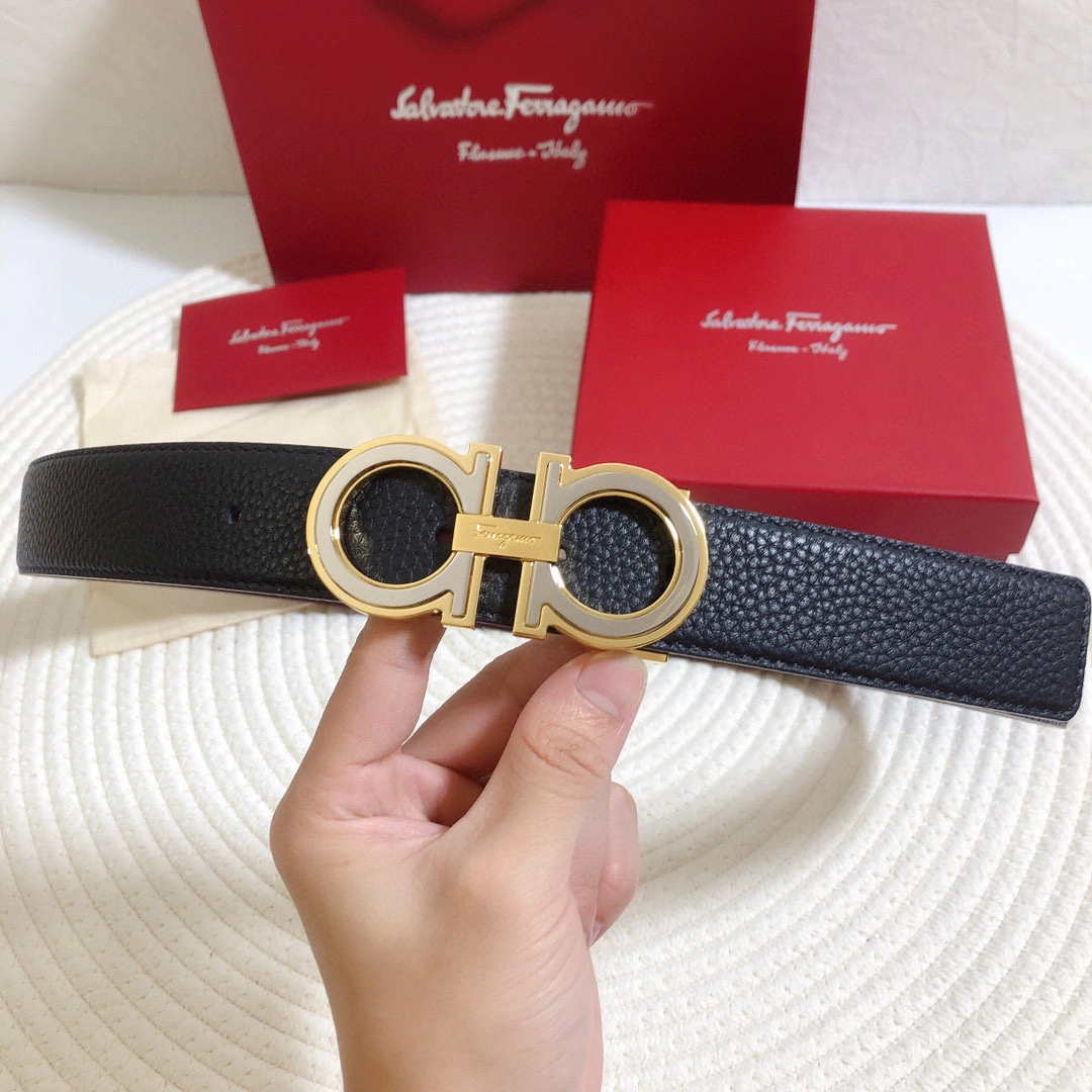 Barbara--67A254734225 reversible cowhide 34mm item:D-S000A1947R