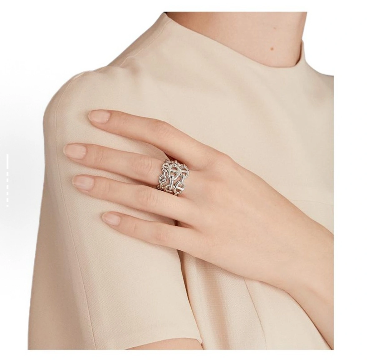 Barbara--H5r75s S925silver 2colour item:E-S092I1608-2H