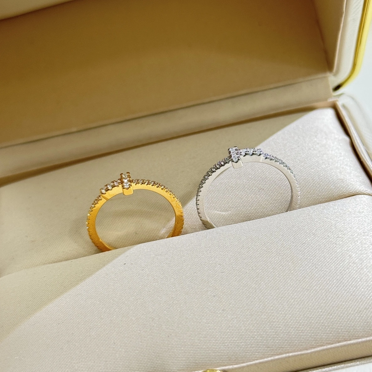 Barbara--Tiff19y&3o 925silver 2colour item:E-S092I1718-2H