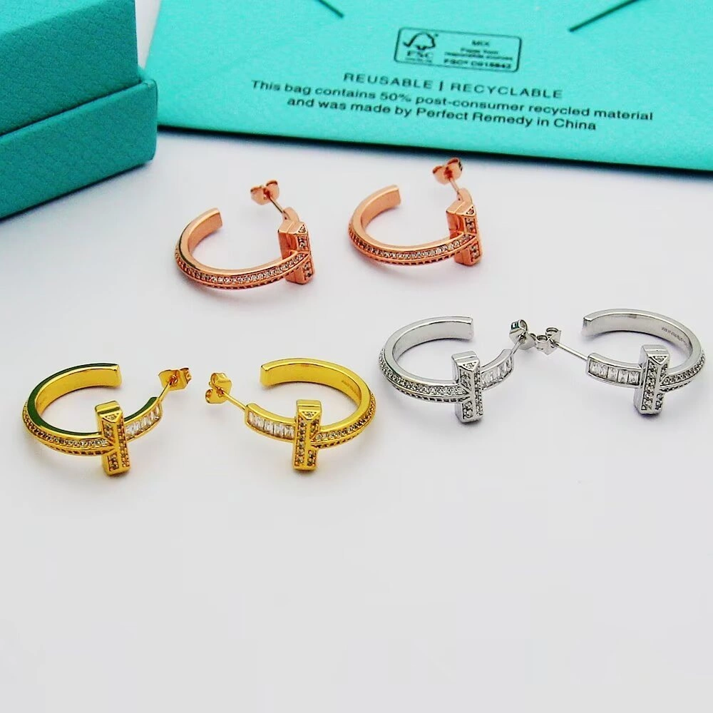 Barbara--Tiff19y&3o earrings 3colour item:E-S092I2557-3H