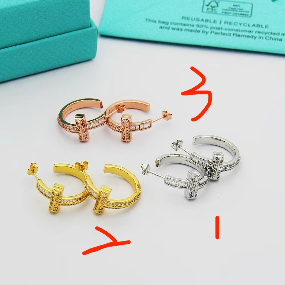 Barbara--Tiff19y&3o earrings 3colour item:E-S092I2557-3H
