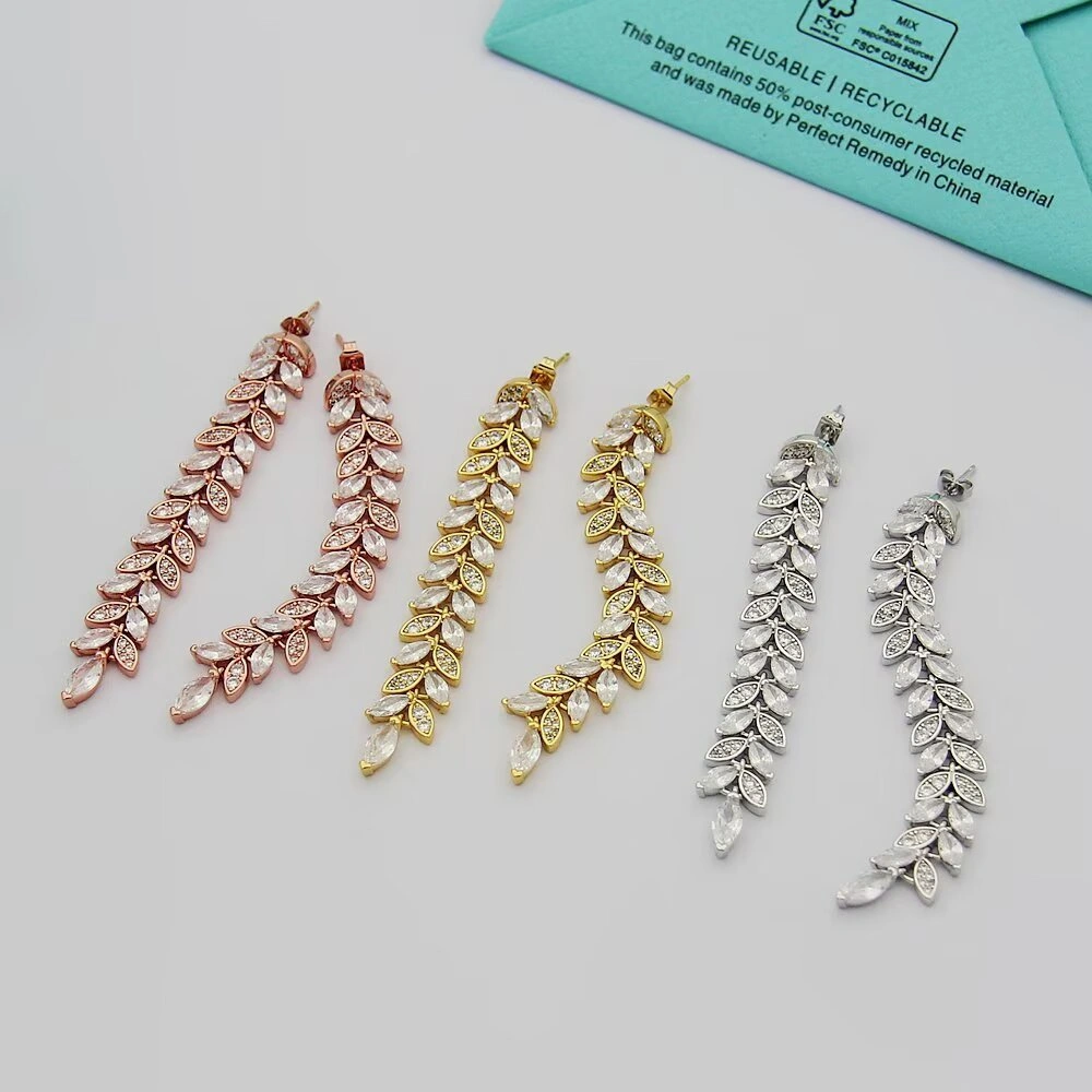 Barbara--Tiff19y&3o earrings 3colour item:E-S092I2558-3H