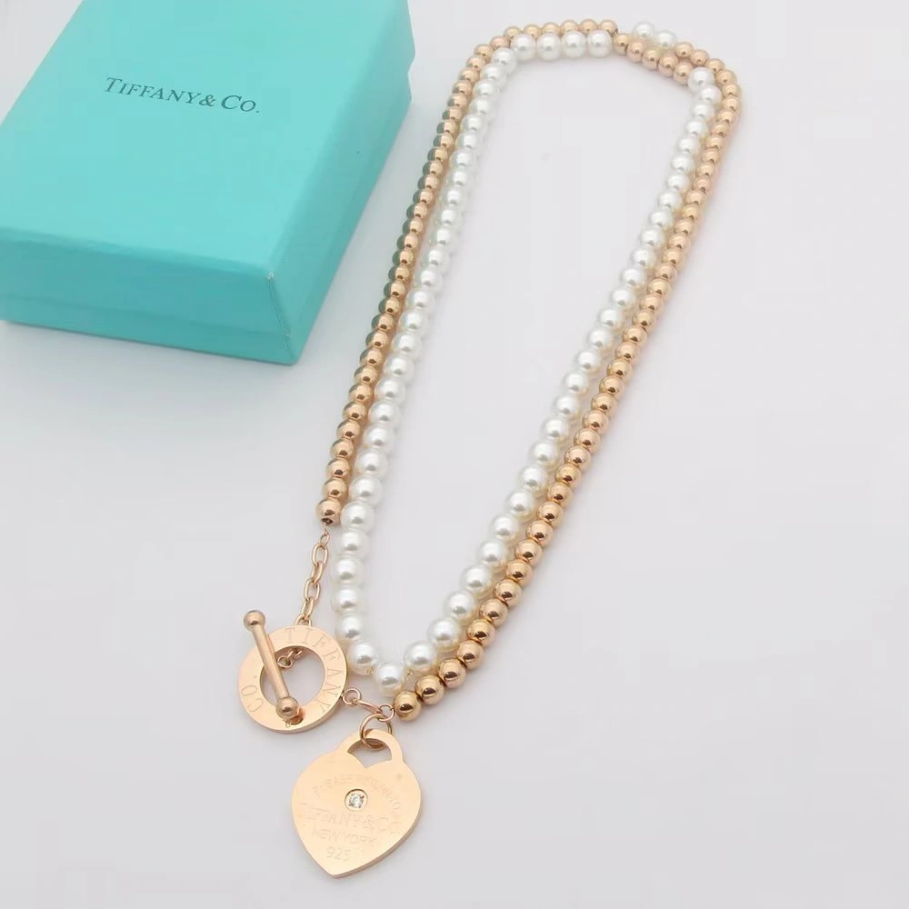 Barbara--Tiff19y&3o necklace 18kgold 3Colour item : E-S092K0827-3H