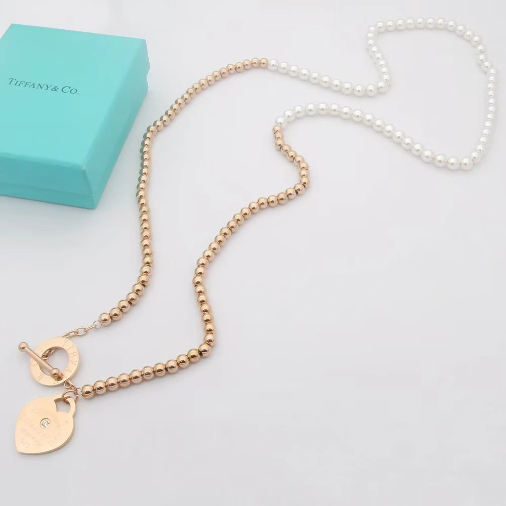 Barbara--Tiff19y&3o necklace 18kgold 3Colour item : E-S092K0827-3H