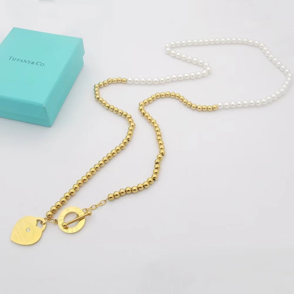 Barbara--Tiff19y&3o necklace 18kgold 3Colour item : E-S092K0827-3H