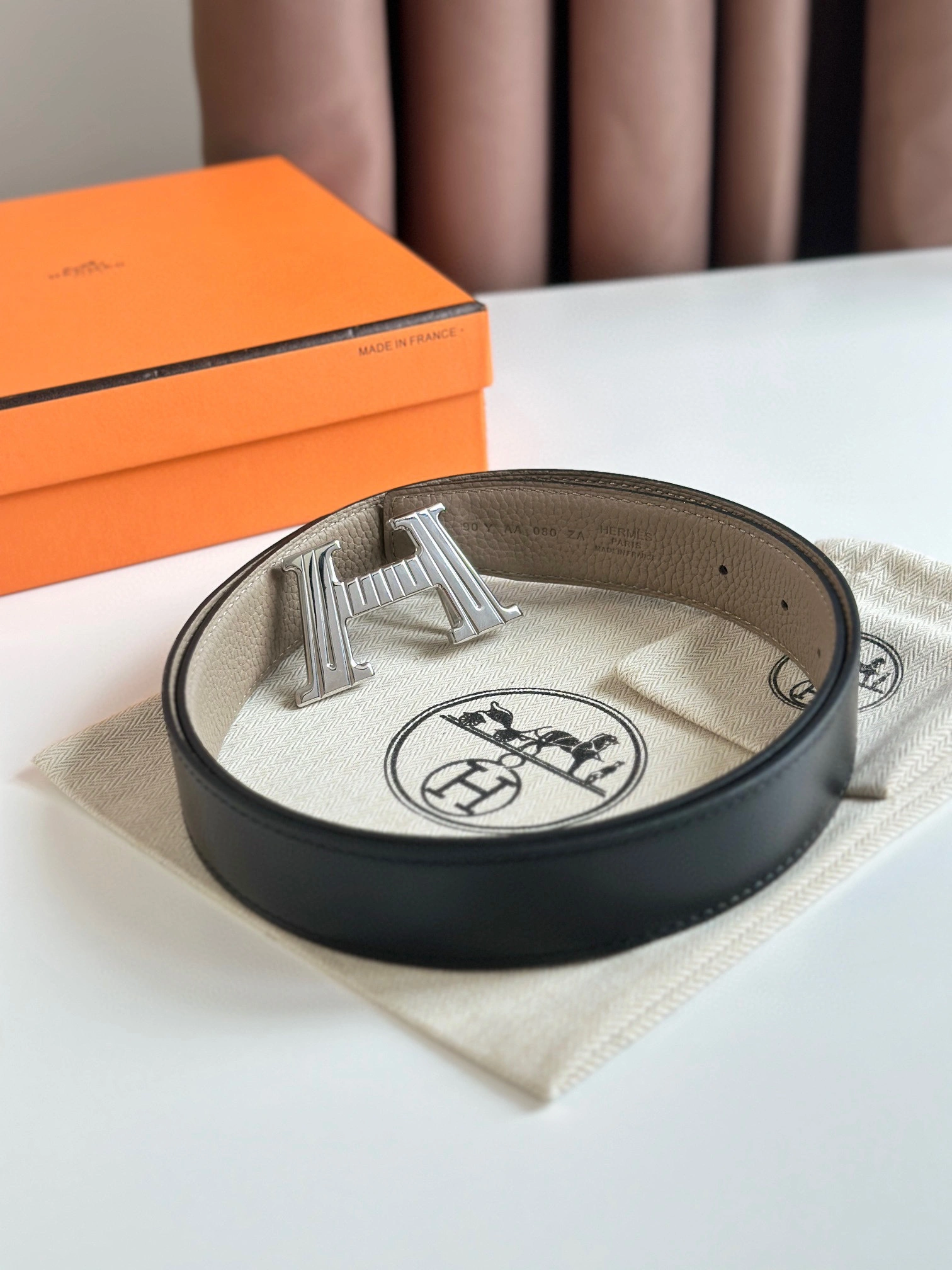 Barbara--reversible cowhide 32MM item:D-S000A1939R