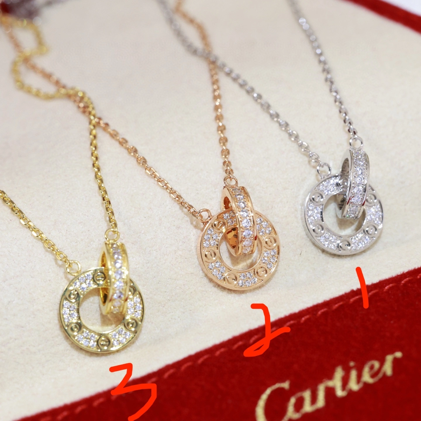 Barbara-31rti5r necklace 3colour item:E-S092I3002-3H