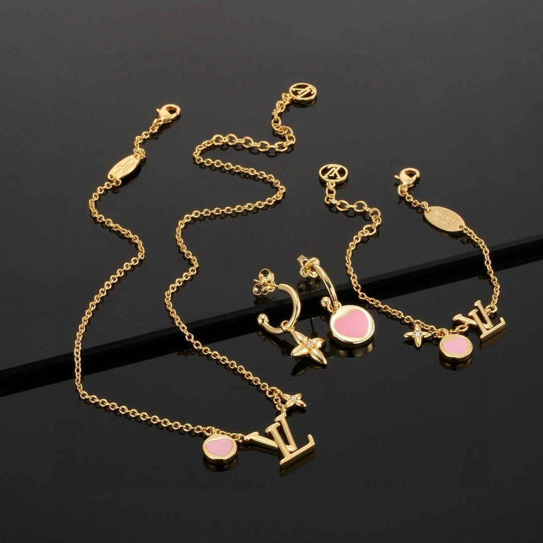 Barbara— 8V necklace, bracelet, stud earrings, suit item:D-S092L1816