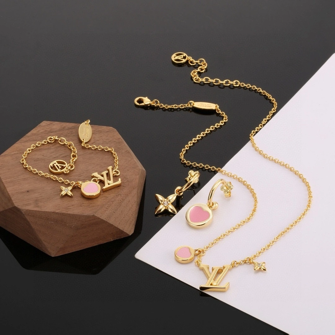 Barbara— 8V necklace, bracelet, stud earrings, suit item:D-S092L1816
