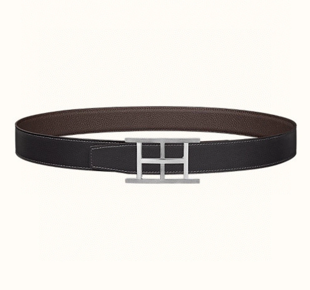 &Barbara－ INSIDE H BELT BUCKLE & REVERSIBLE LEATHER STRAP item：B-S323C31104L