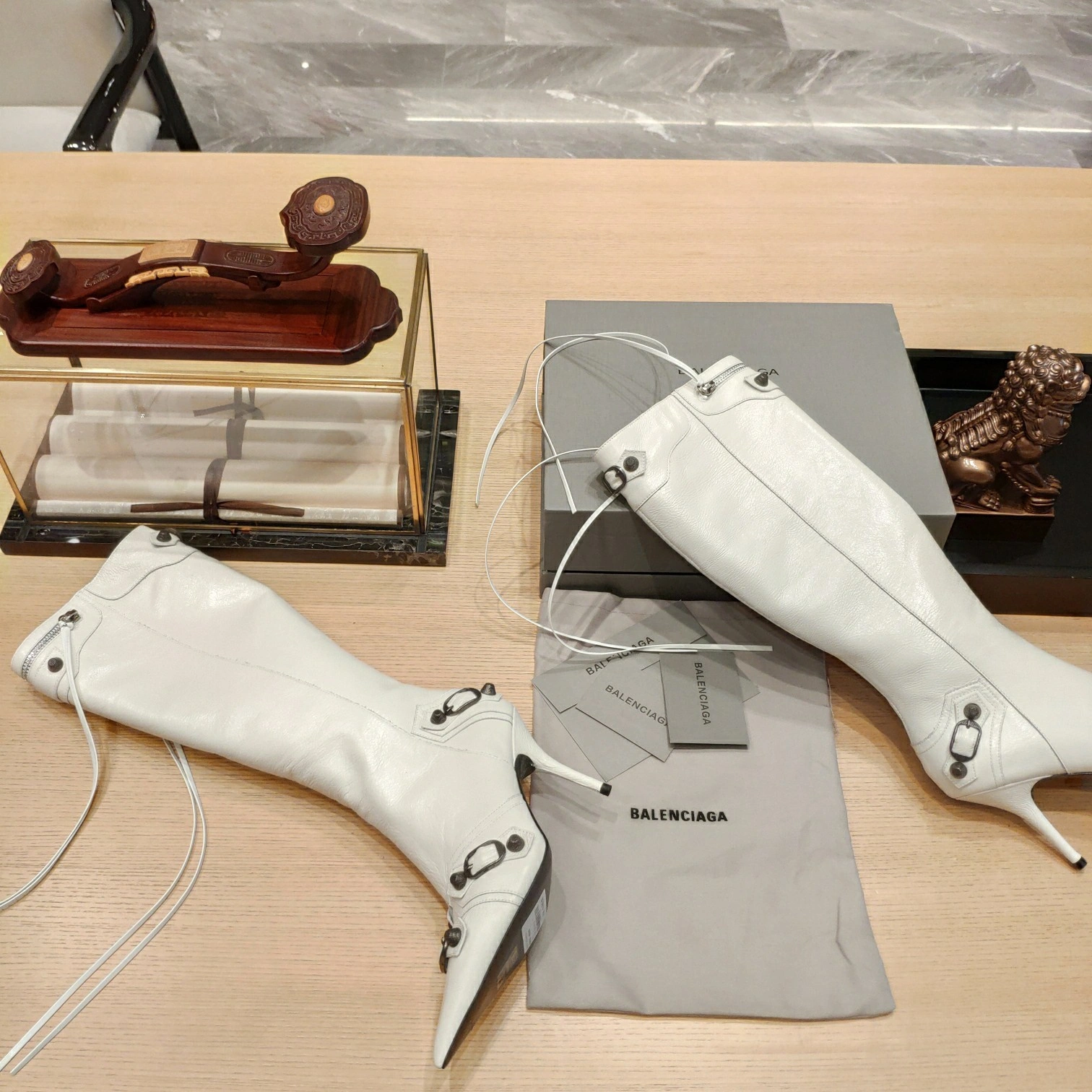 COCO-- 218593i161 694395WAD4E9081 cowhide sheepskin Heel height：9CM item:D-X198H2966