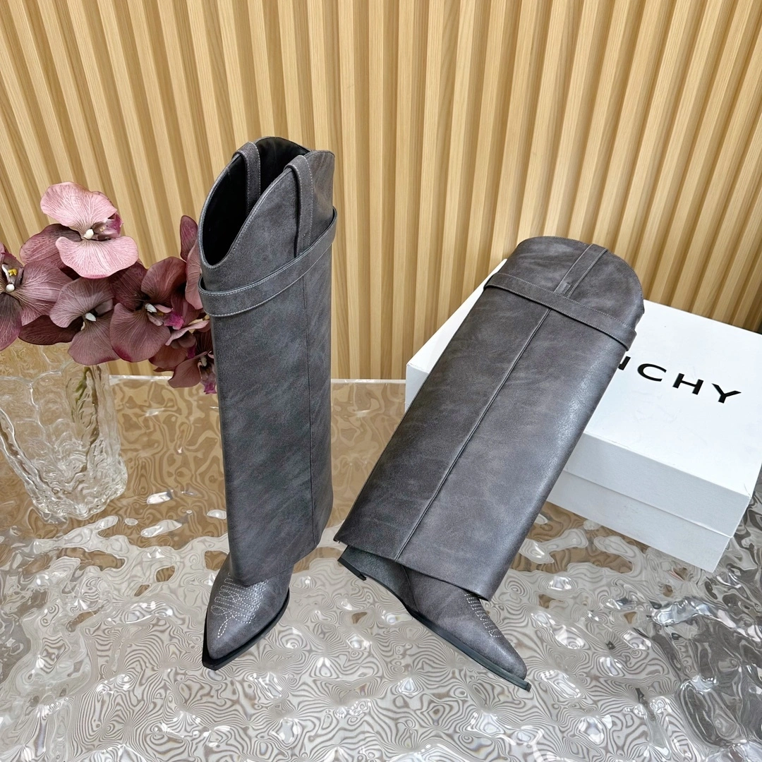COCO-- 6iv593hy BE702YE1WZ-001 Heel height：6CM waxed skin sheepskin item:D-X313J1243