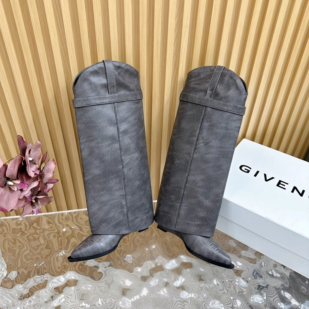 COCO-- 6iv593hy BE702YE1WZ-001 Heel height：6CM waxed skin sheepskin item:D-X313J1243