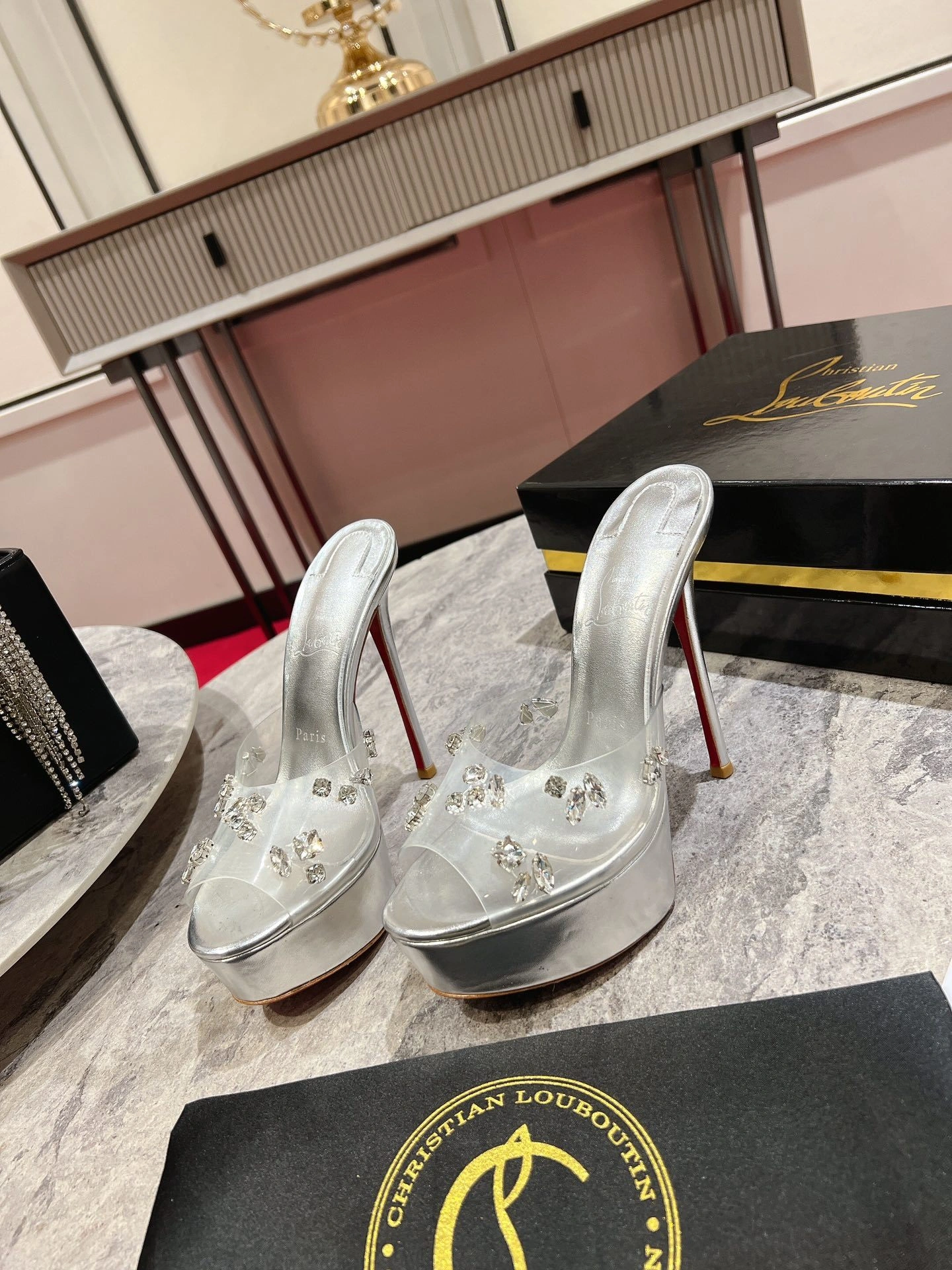 &COCO--- 3230303S339 15cmHeel height Calfskin Waterproof item：C-X062L1237R