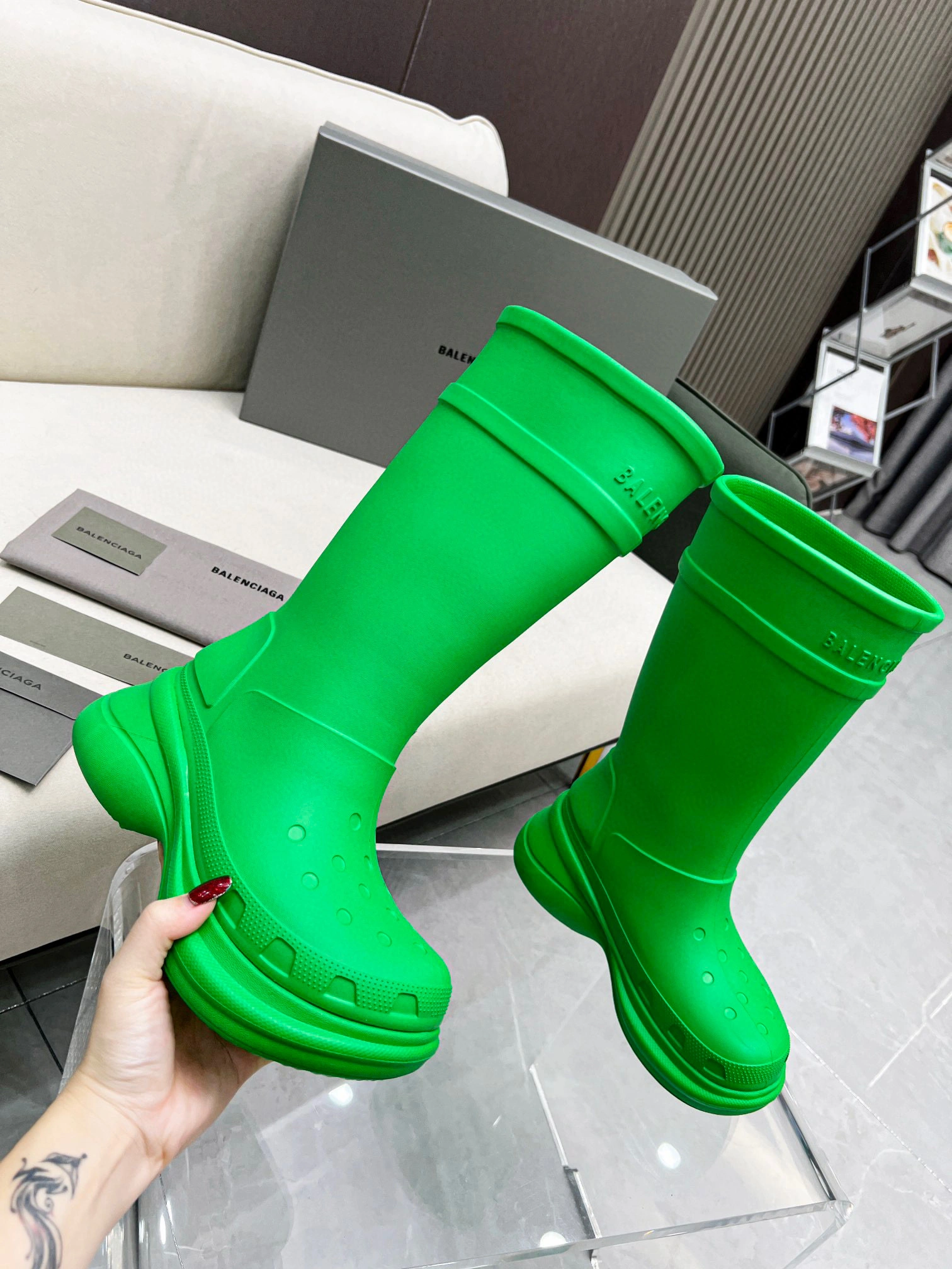 COCO--- Crocs 677388W1S8E3033 heel : 6CM item:B-X02L192103