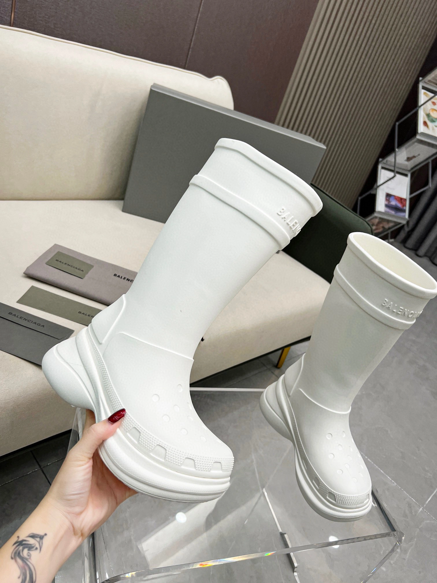 COCO--- Crocs 677388W1S8E9000 heel : 6CM item:B-X02L192102