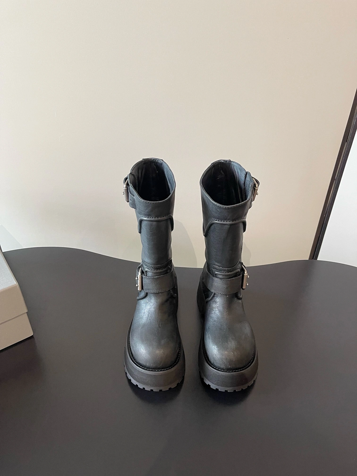 COCO-- 218593i161 833585WCAL11080 cowhide Thick soles :5CM item:E-X362H2730