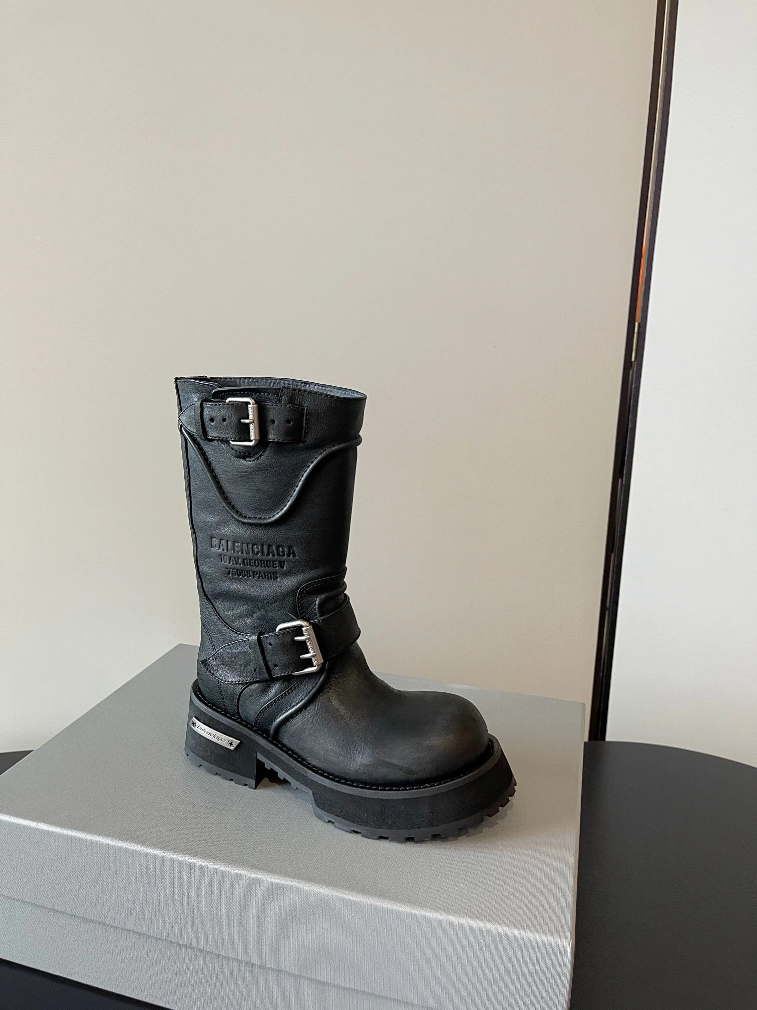 COCO-- 218593i161 833585WCAL11080 cowhide Thick soles :5CM item:E-X362H2730