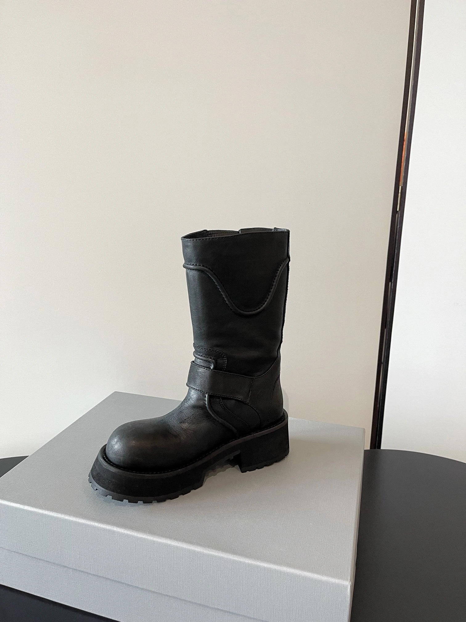 COCO-- 218593i161 833585WCAL11080 cowhide Thick soles :5CM item:E-X362H2730