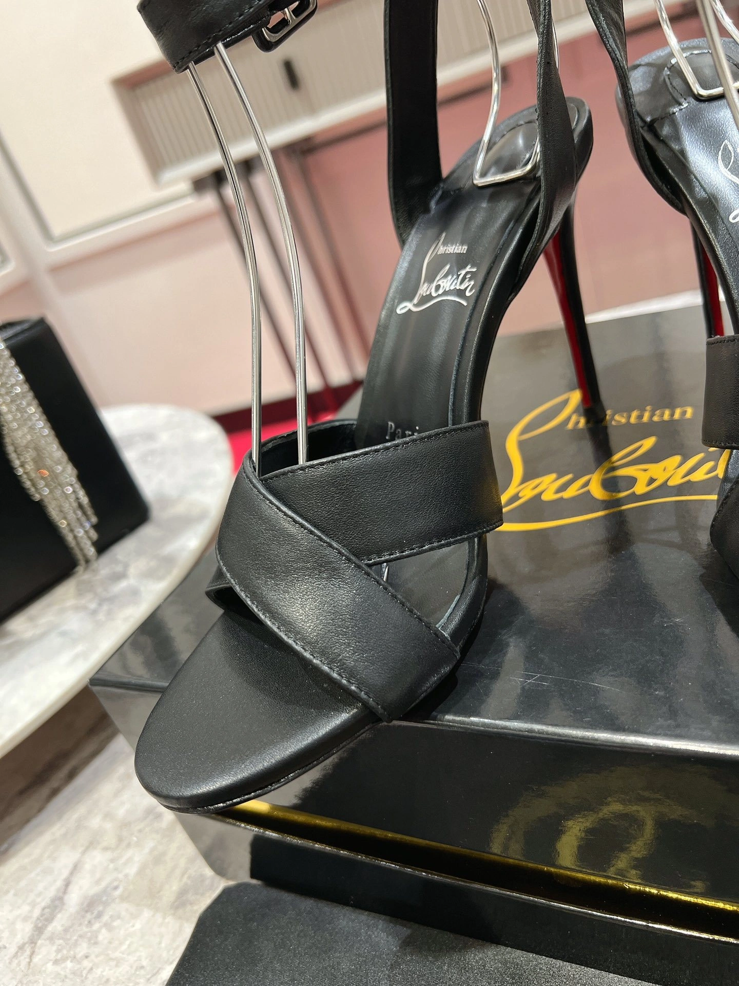 COCO-- 3230001B439 Heel height：10CM cowhide item:D-X158D1040