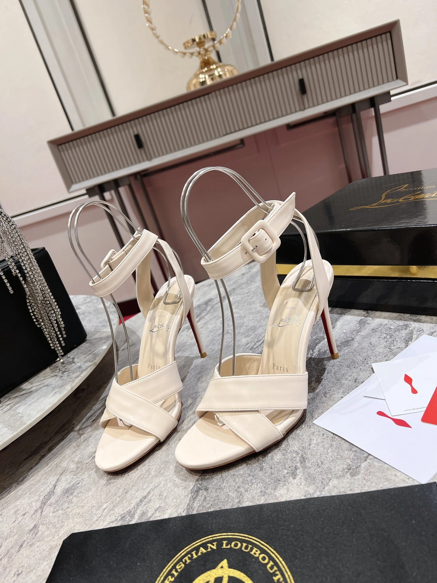 COCO-- 3230001F608 Heel height：10CM cowhide item:D-X158D1041