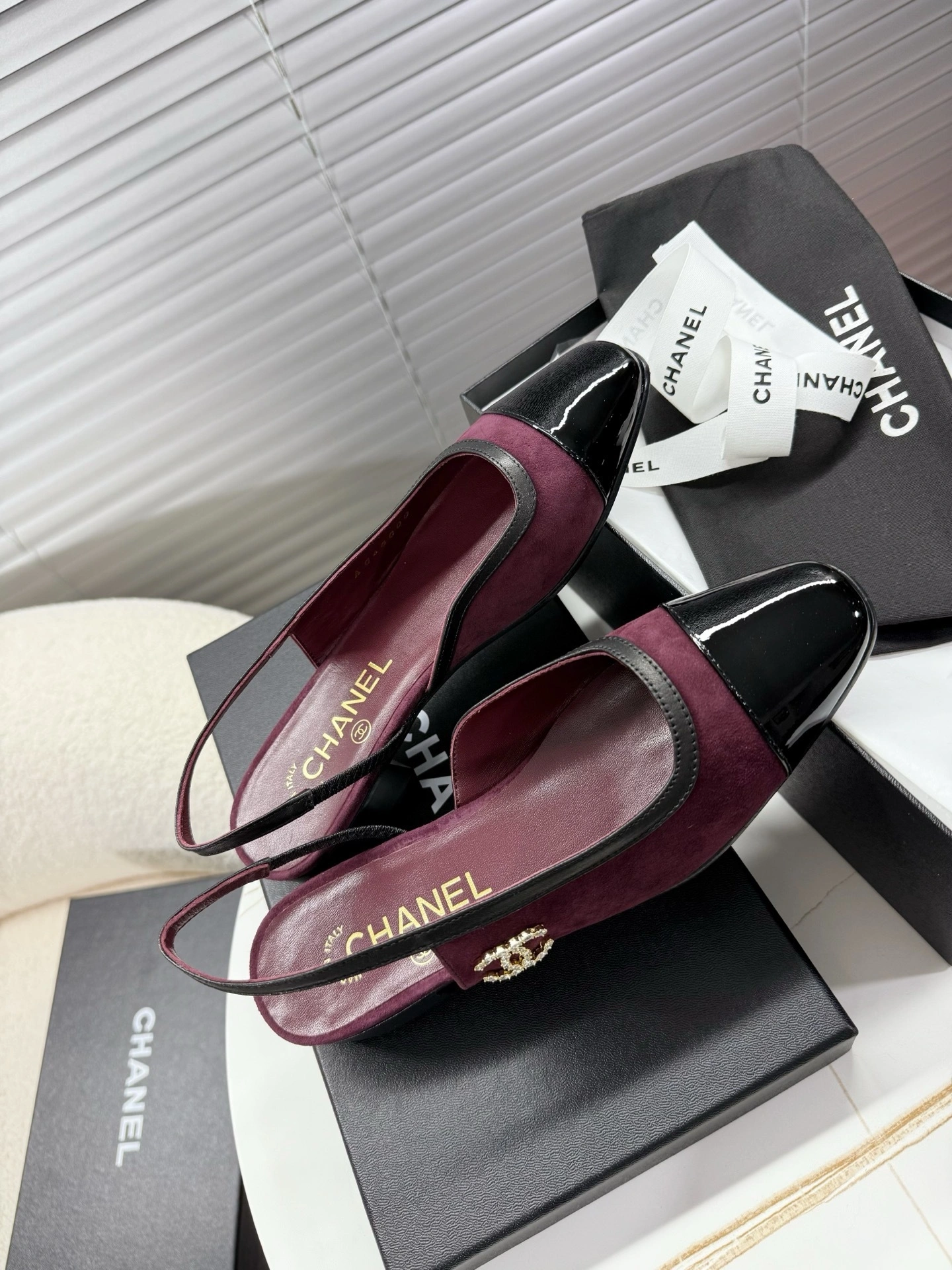 COCO-- 3h1958 G46000 B18056 NZS76 sheepskin Heel height：3CM item:E-X158C2044