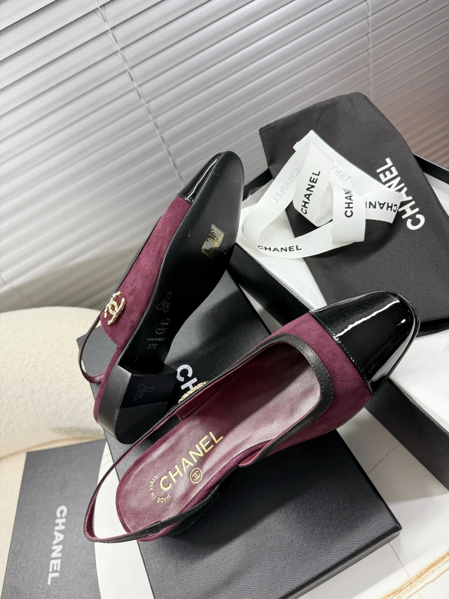 COCO-- 3h1958 G46000 B18056 NZS76 sheepskin Heel height：3CM item:E-X158C2044