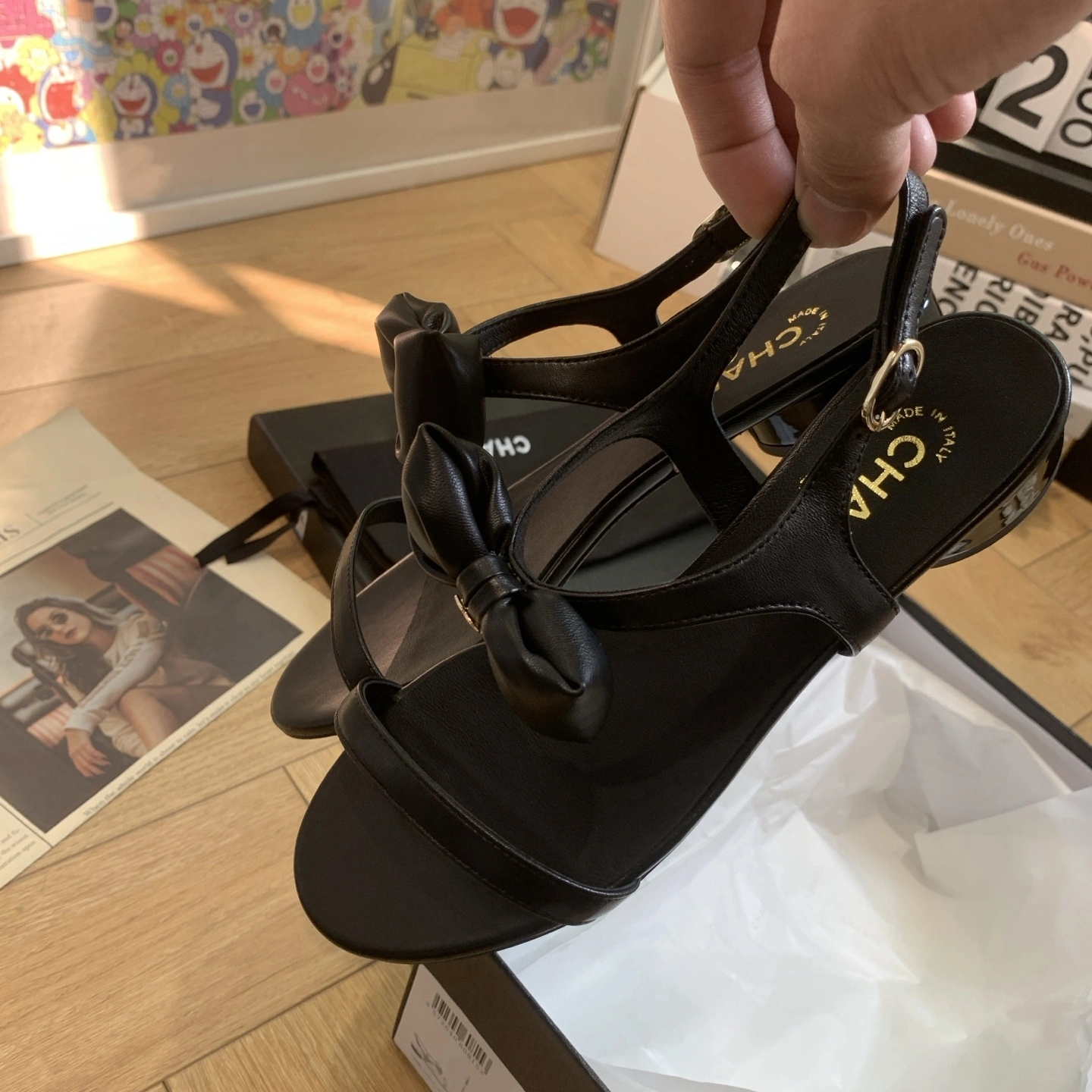 COCO-- 3h1958 G46193 B18985 94305 Heel height：2CM sheepskin item:E-X158D4102