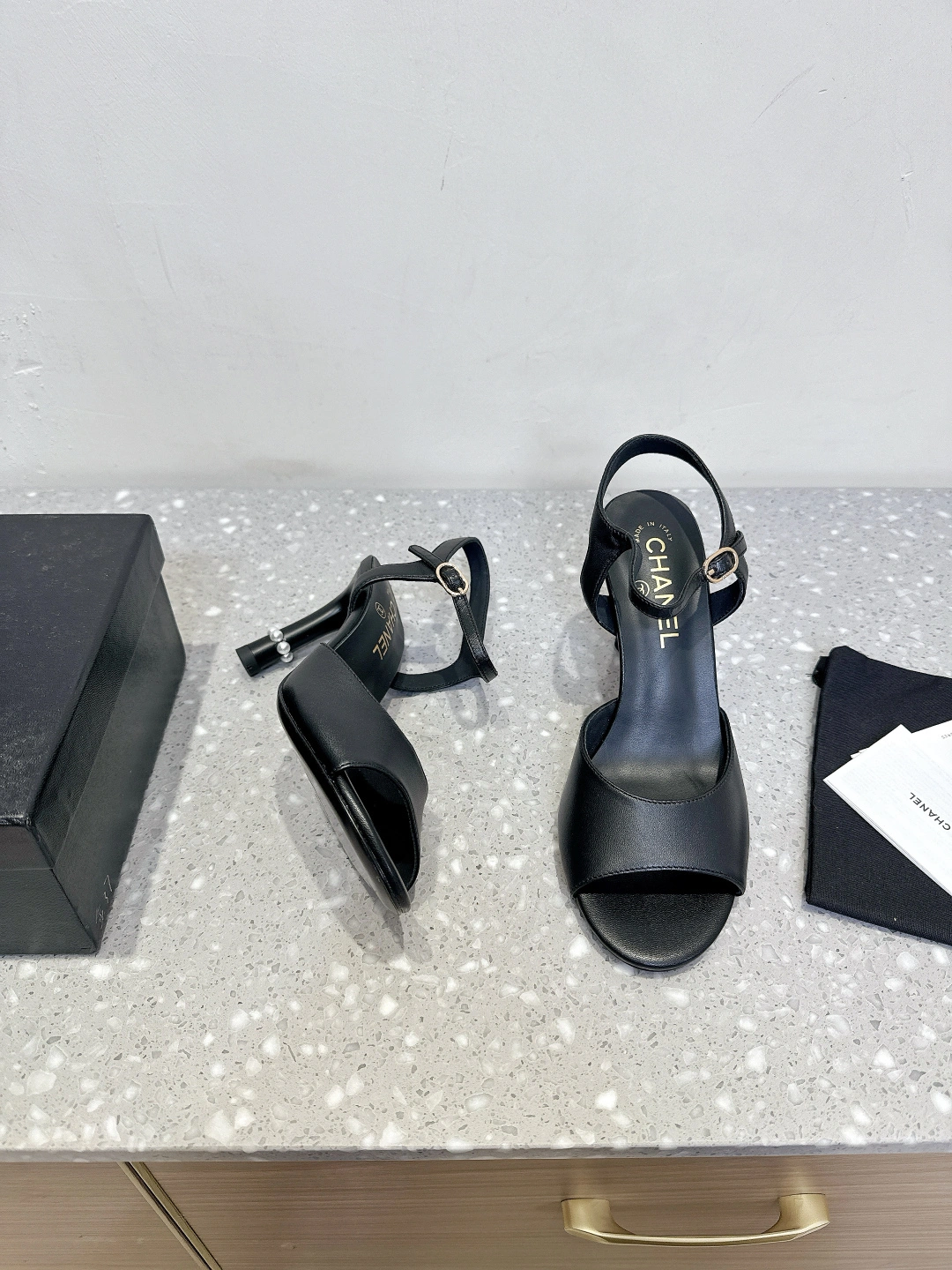 COCO-- 3h1958 G46488-X01000-94305 cowhide Heel height ：9cm item:E-X000I2409