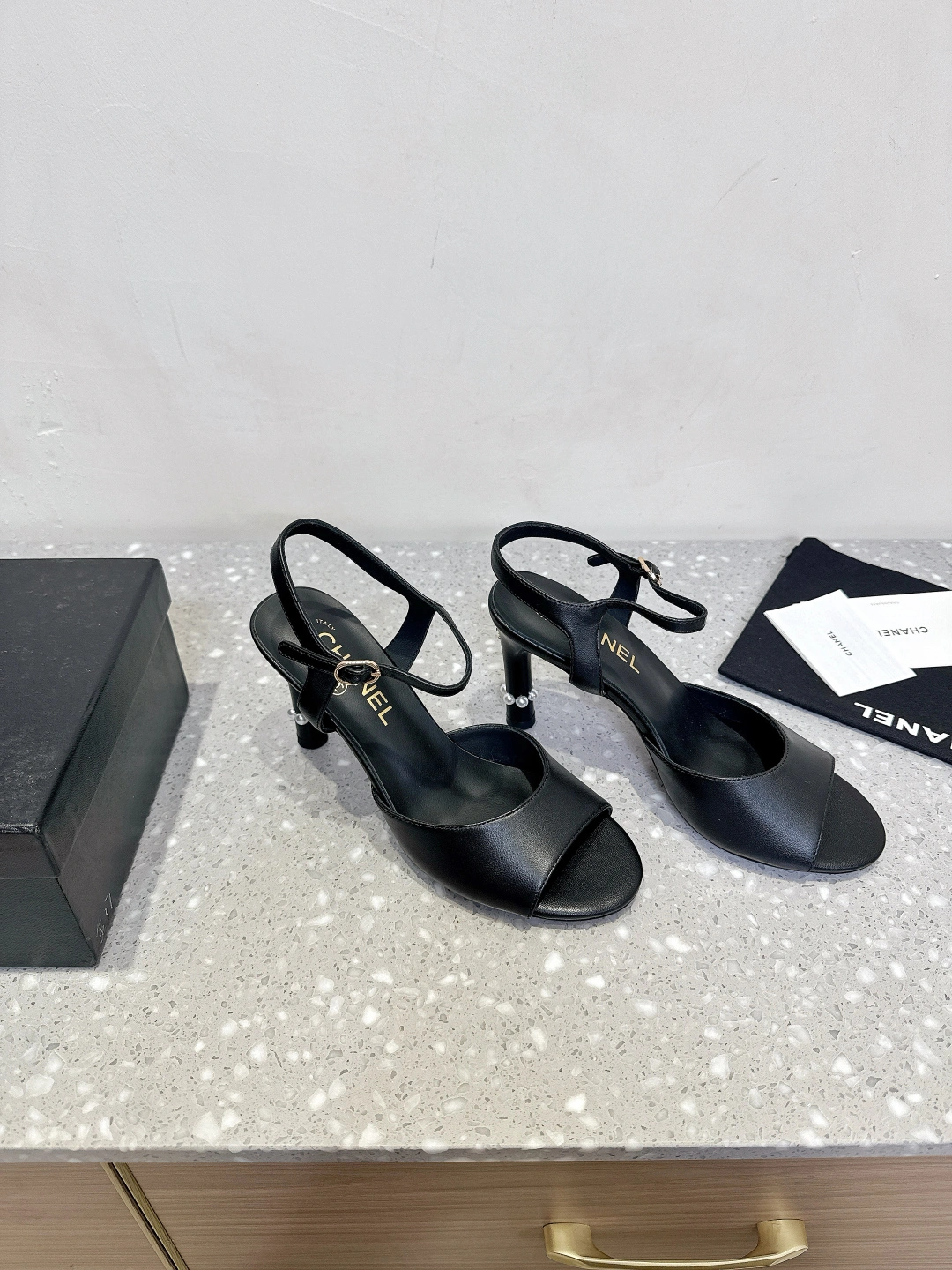 COCO-- 3h1958 G46488-X01000-94305 cowhide Heel height ：9cm item:E-X000I2409