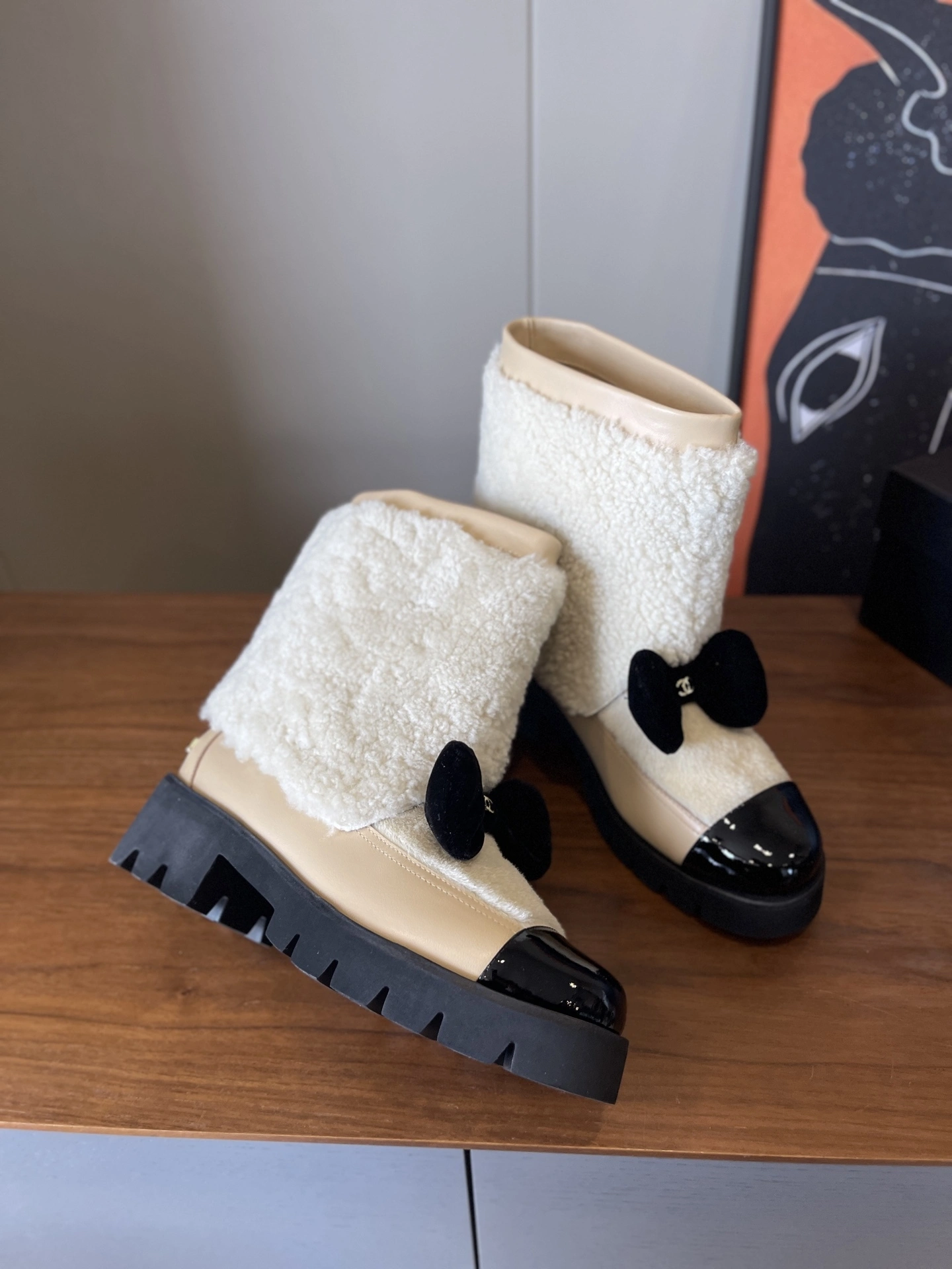 COCO-- 3h1958 G46636 B21528 U2879 Calfskin wool item:E-X003L1227B