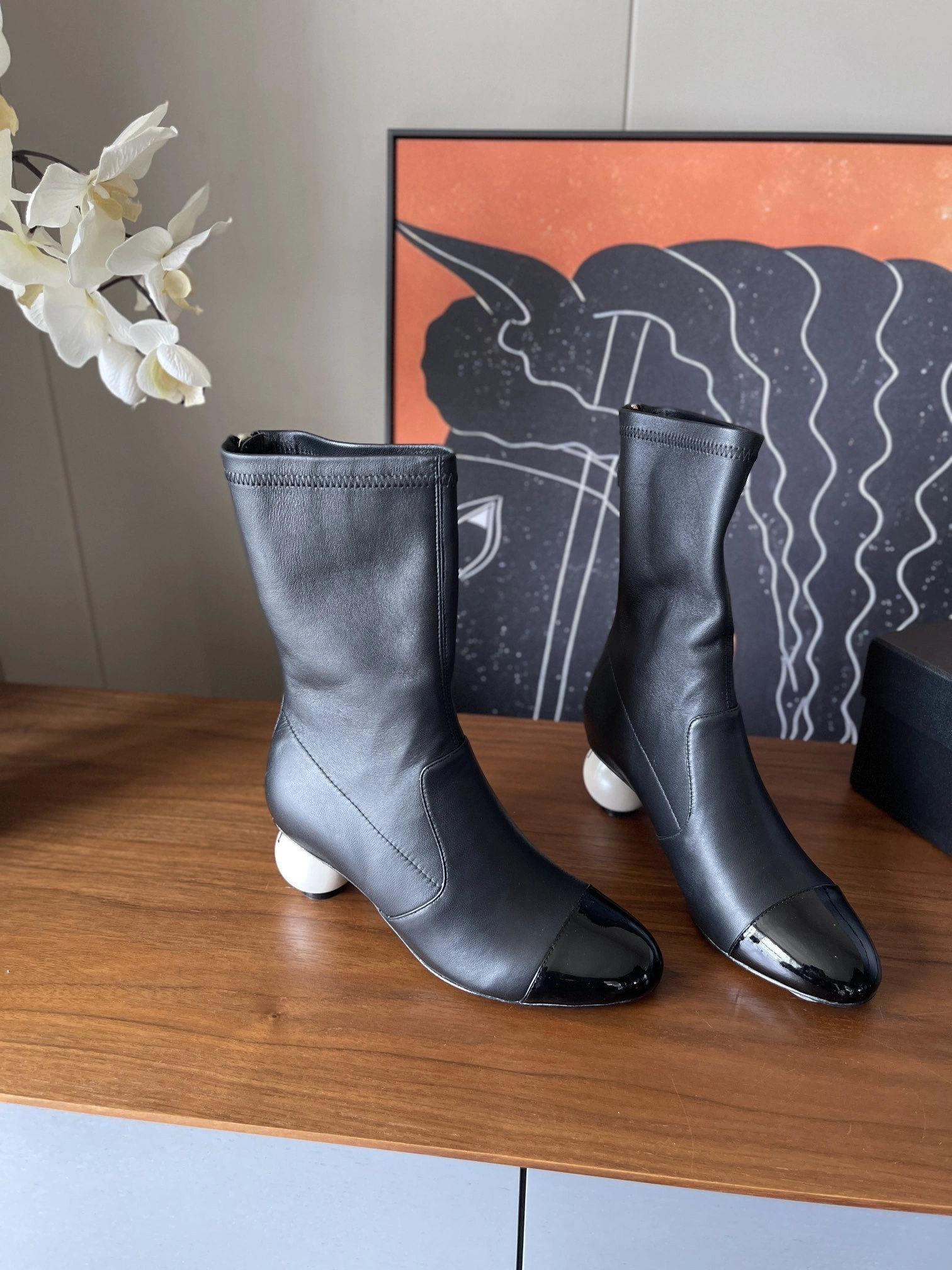 COCO-- 3h1958 G46776 B22203 94305 sheepskin Heel height：5CM item:E-X003J3019T