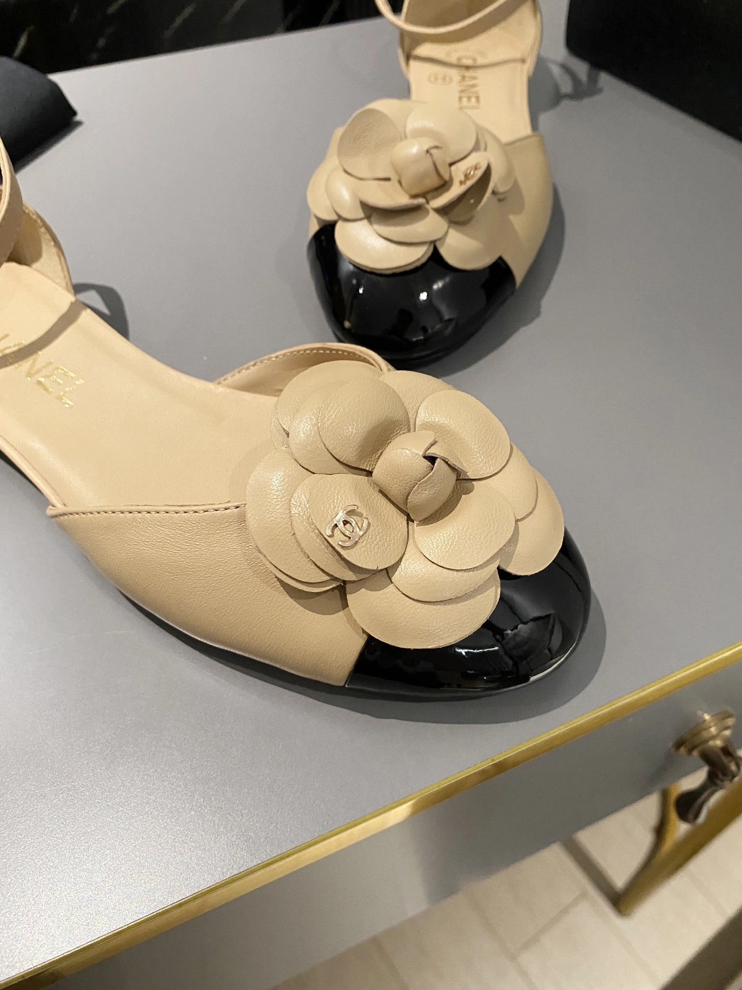 COCO-- 3h1958 sheepskin Heel height：1CM item:D-X000G0956