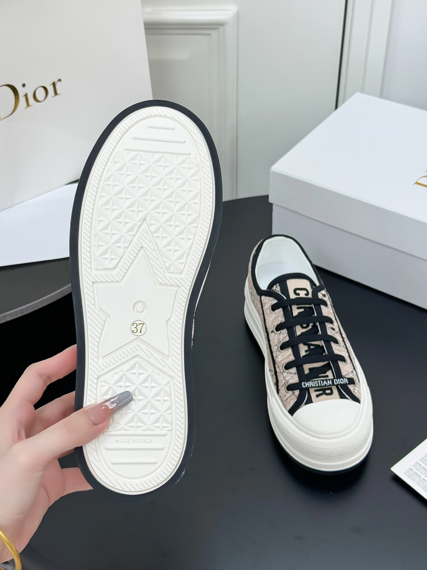 COCO-- 4ior KCK386CTW_S60U embroidery Walk'n' Thick soles：5cm item:E-X000H2134