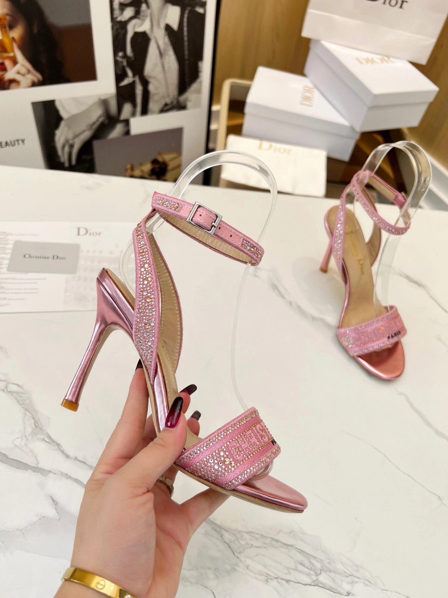 COCO-- 4ior KCQ707LCS_S92K Heel height：10CM item:D-X000J1526