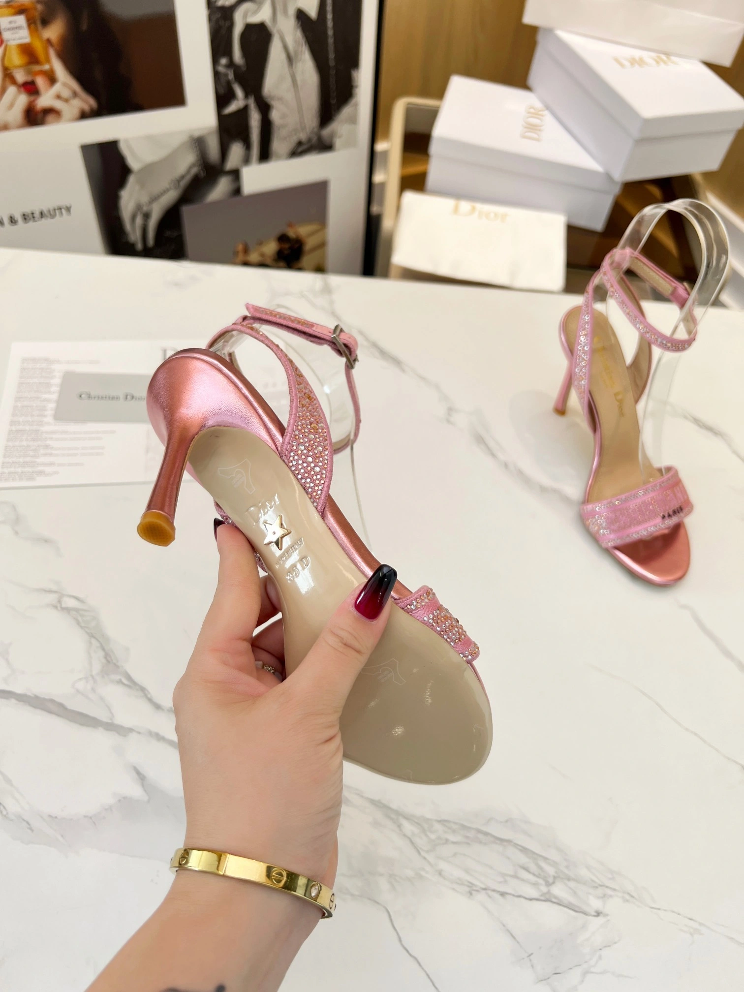 COCO-- 4ior KCQ707LCS_S92K Heel height：10CM item:D-X000J1526
